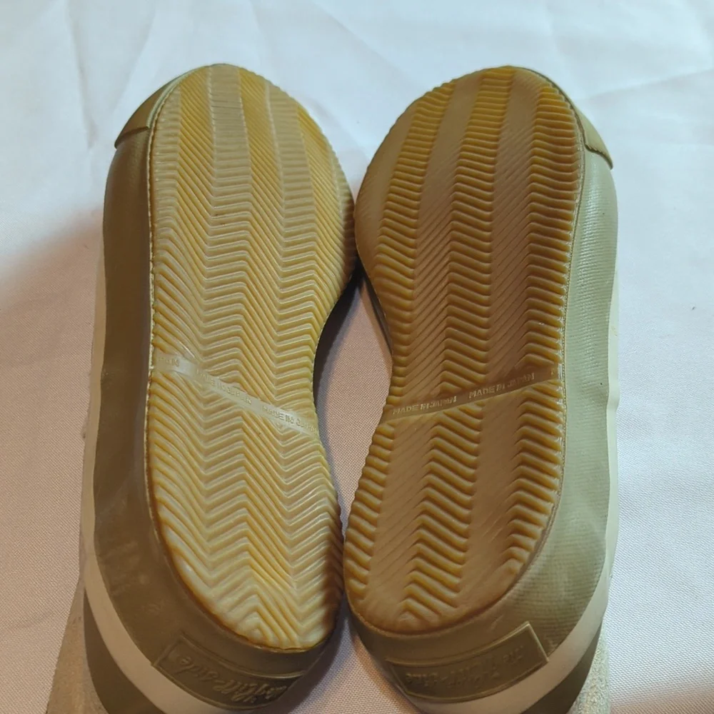 The Hill-Side Sneakers Mens Size 9 Made in Japan Slip On shoes Two tone Tan New